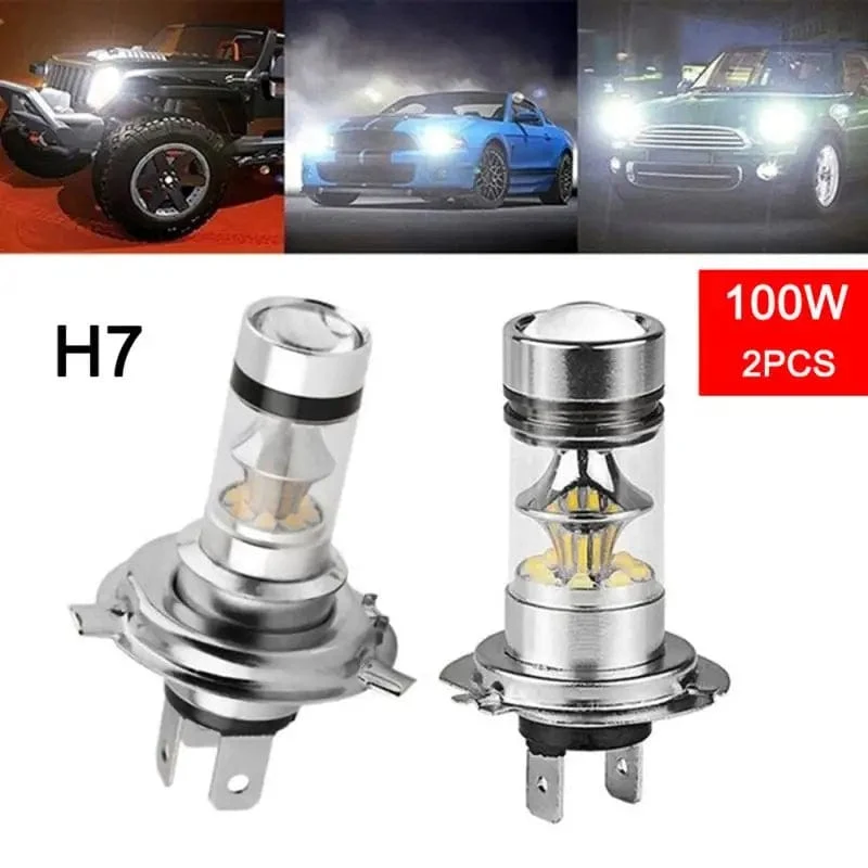 2 Stücke Auto H4 H7 Scheinwerfer Super Helle H8 H9 H11 9005 9006 H1 H3 Led Lampe Scheinwerfer Birne Auto 12V Eis Blau 8000K Led Nebel Licht