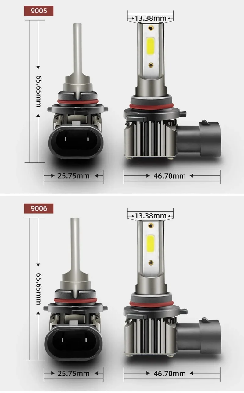 2 Stücke 9005 HB3 9006 HB4 30000LM Superhelle H11 H8 H9 LED Canbus Kein Fehler 360 Scheinwerferbirne Autolampe 9012 HIR2 LED-Scheinwerfer