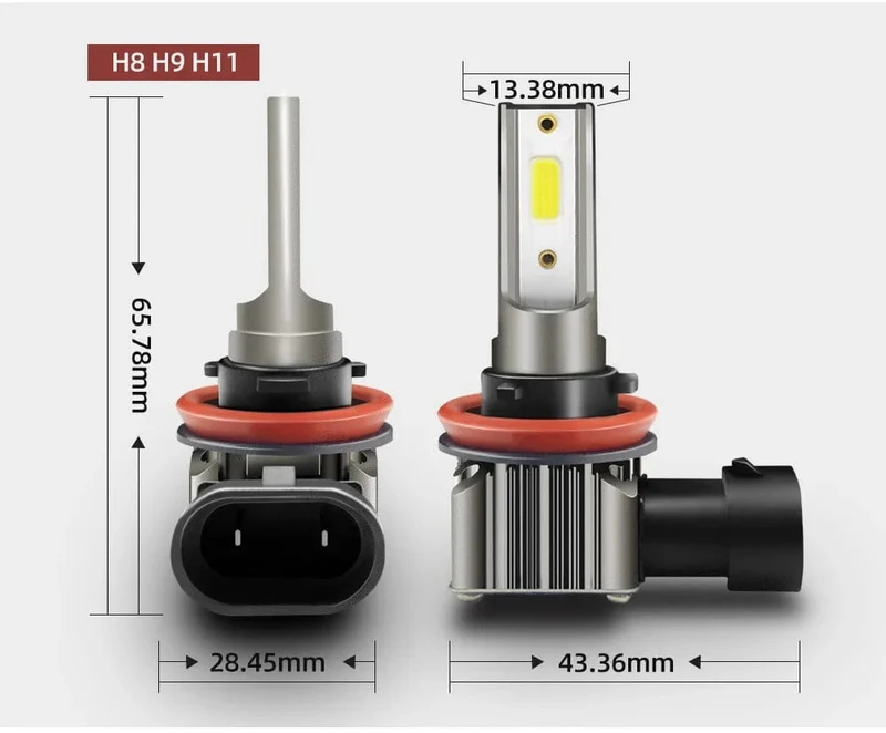 2 Stücke 9005 HB3 9006 HB4 30000LM Superhelle H11 H8 H9 LED Canbus Kein Fehler 360 Scheinwerferbirne Autolampe 9012 HIR2 LED-Scheinwerfer