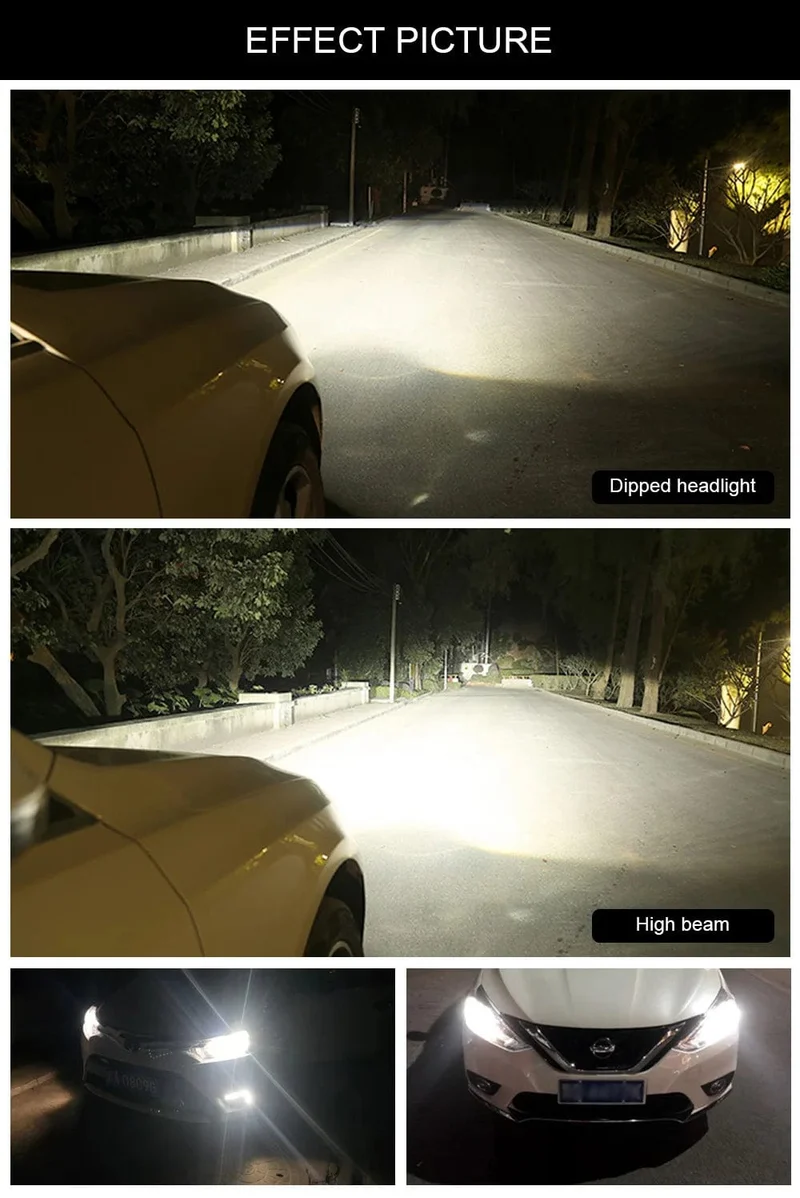EURS 16000LM 80W 6000K Super h4 Led Auto scheinwerfer Lampen lampada Fighter Foco H4 9003 Led-lampen Auto motorrad Scheinwerfer