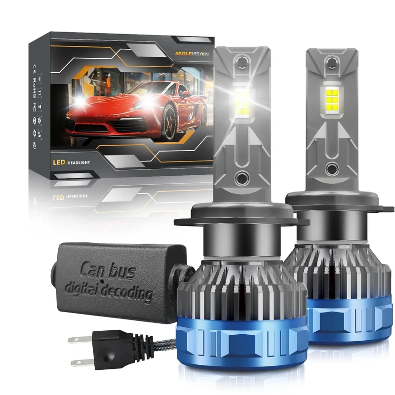 EAGLEVISION Led-scheinwerfer Lampe Birne für Autos H4 Turbo Canbus 12v 24v 1800W High Power Lampe HB3 HB4 9012 H1 H4 H7 H11 H13