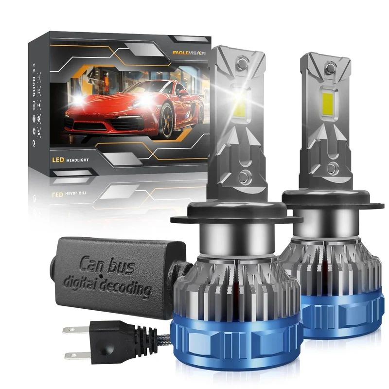 EAGLEVISION Led-scheinwerfer Lampe Birne für Autos H4 Turbo Canbus 12v 24v 1800W High Power Lampe HB3 HB4 9012 H1 H4 H7 H11 H13