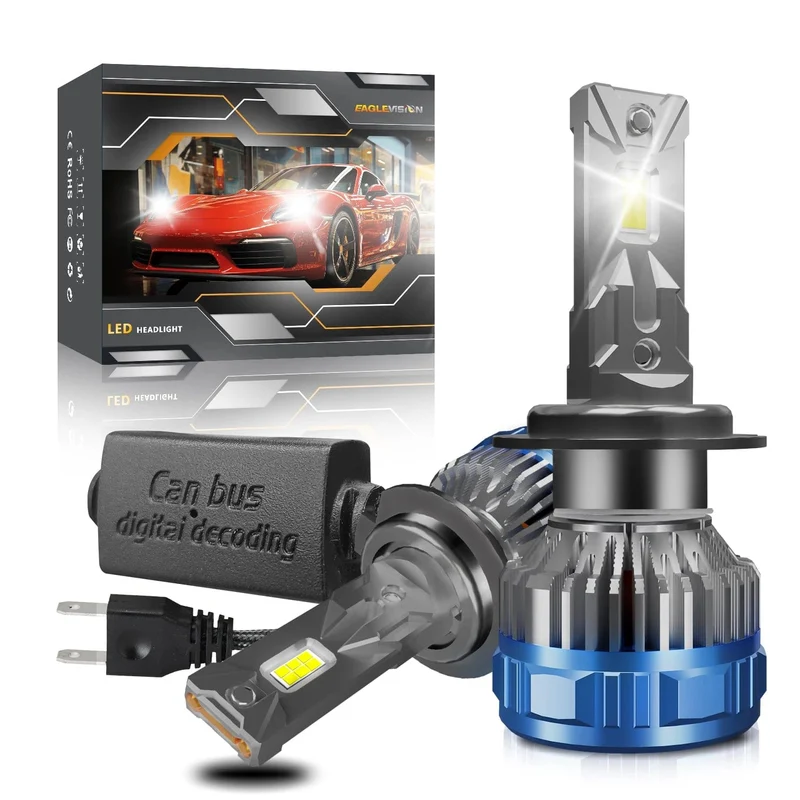 EAGLEVISION Led-scheinwerfer Lampe Birne für Autos H4 Turbo Canbus 12v 24v 1800W High Power Lampe HB3 HB4 9012 H1 H4 H7 H11 H13
