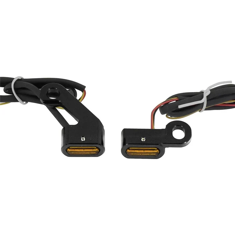 Motorrad Mini LED Blinker Indikatoren Lauf Blinker Bernstein Licht Mit E Mark Griff Grip Lampe Für Harley Softail Touring
