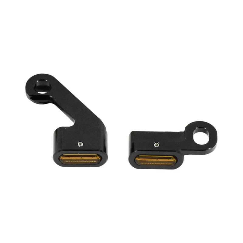 Motorrad Mini LED Blinker Indikatoren Lauf Blinker Bernstein Licht Mit E Mark Griff Grip Lampe Für Harley Softail Touring