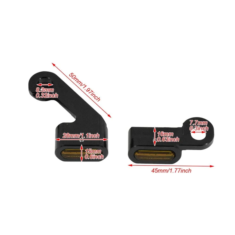 Motorrad Mini LED Blinker Indikatoren Lauf Blinker Bernstein Licht Mit E Mark Griff Grip Lampe Für Harley Softail Touring