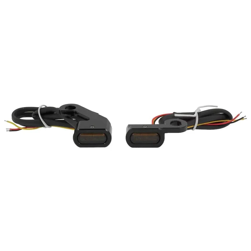 Motorrad Mini LED Blinker Indikatoren Lauf Blinker Bernstein Licht Mit E Mark Griff Grip Lampe Für Harley Softail Touring