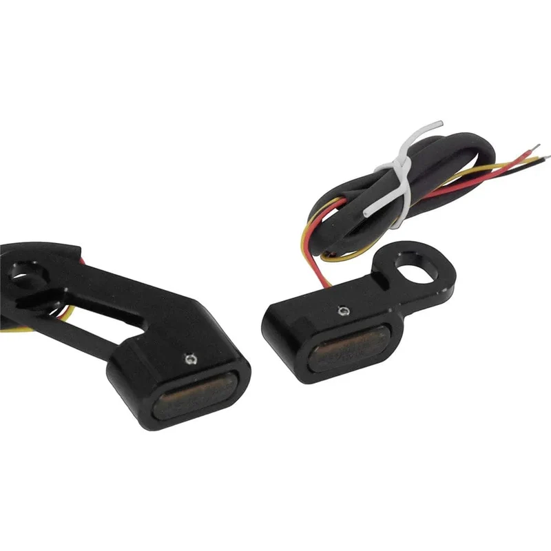 Motorrad Mini LED Blinker Indikatoren Lauf Blinker Bernstein Licht Mit E Mark Griff Grip Lampe Für Harley Softail Touring