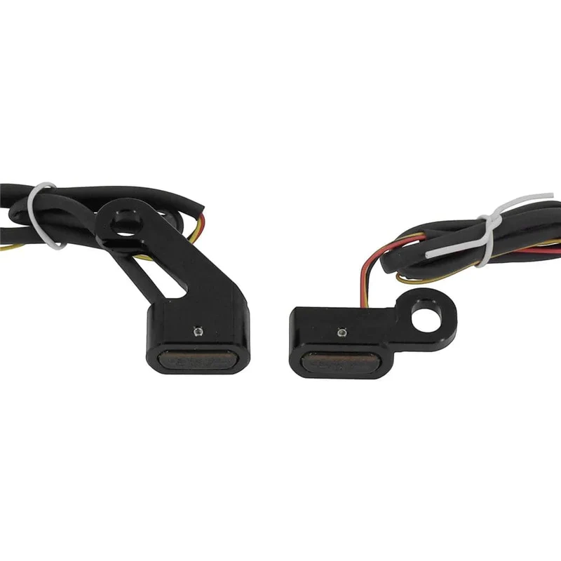 Motorrad Mini LED Blinker Indikatoren Lauf Blinker Bernstein Licht Mit E Mark Griff Grip Lampe Für Harley Softail Touring