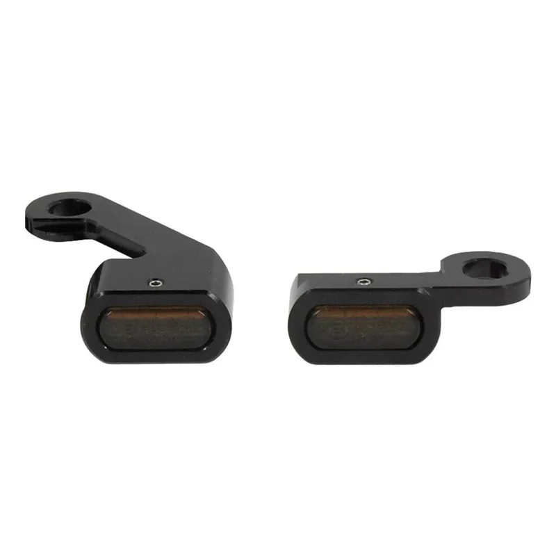 Motorrad Mini LED Blinker Indikatoren Lauf Blinker Bernstein Licht Mit E Mark Griff Grip Lampe Für Harley Softail Touring