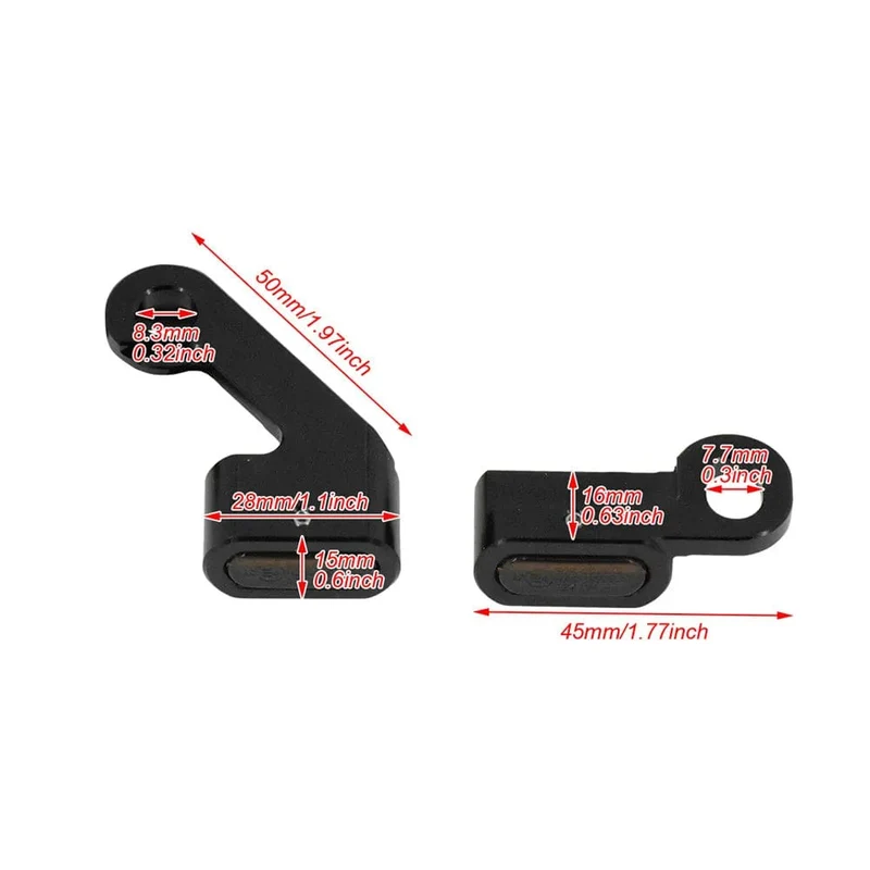 Motorrad Mini LED Blinker Indikatoren Lauf Blinker Bernstein Licht Mit E Mark Griff Grip Lampe Für Harley Softail Touring