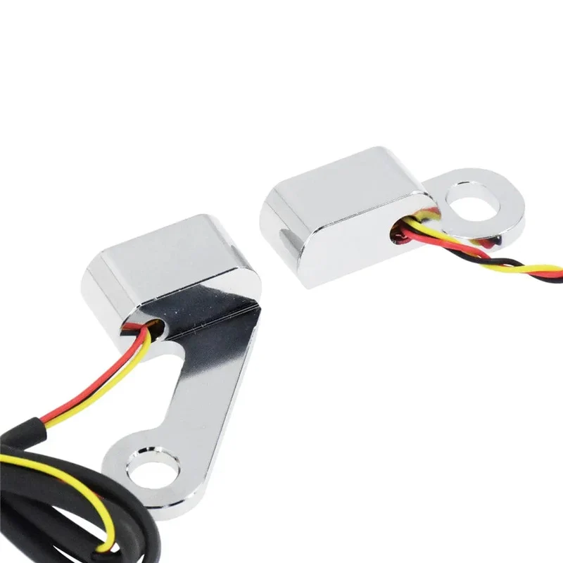 Motorrad Mini LED Blinker Indikatoren Lauf Blinker Bernstein Licht Mit E Mark Griff Grip Lampe Für Harley Softail Touring