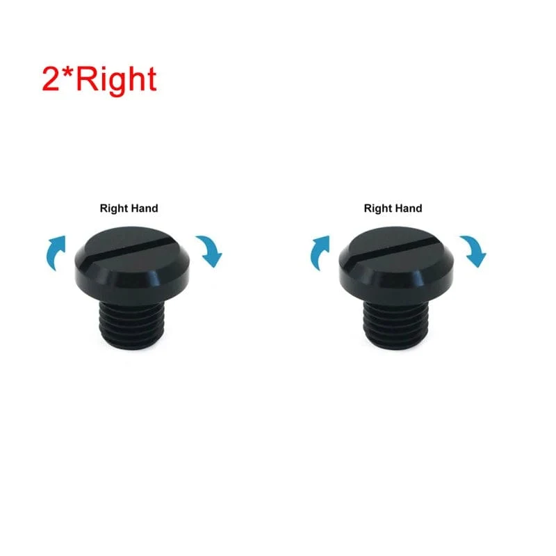 Motorrad M10 * 1.25 Links Rechts-Hand Gewinde Spiegel Loch Stecker Schraube Schrauben Abdeckungen Kappen Für Yamaha FZ07 FZ09 FZ1 MT07 MT09 XSR900