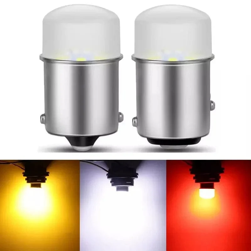 1X P21W 5W LED Birne 1156 1157 BA15S BAU15S BAY15D Led Auto Signal Lampe R5W R10W DRL Tagfahrlicht 12V Auto Weiß Rot