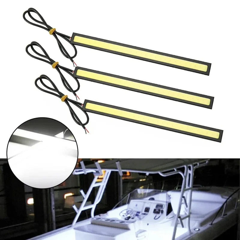3/4/6/10X Marine Grade Auto Fahren Große Lichter 12 Volt Kaltweiß LED Courtesy Auto Boot Atmosphäre Lampe Wasserdichte Signal Licht