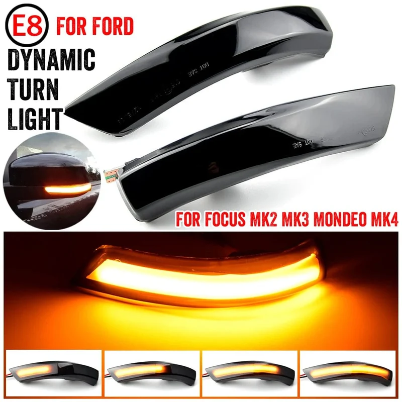 Für Ford Focus 2 MK2 Focus 3 MK3 3.5 Für Mondeo MK4 EU Dynamische Blinker Licht Seite Spiegel Anzeige Sequentielle Blinker lampe