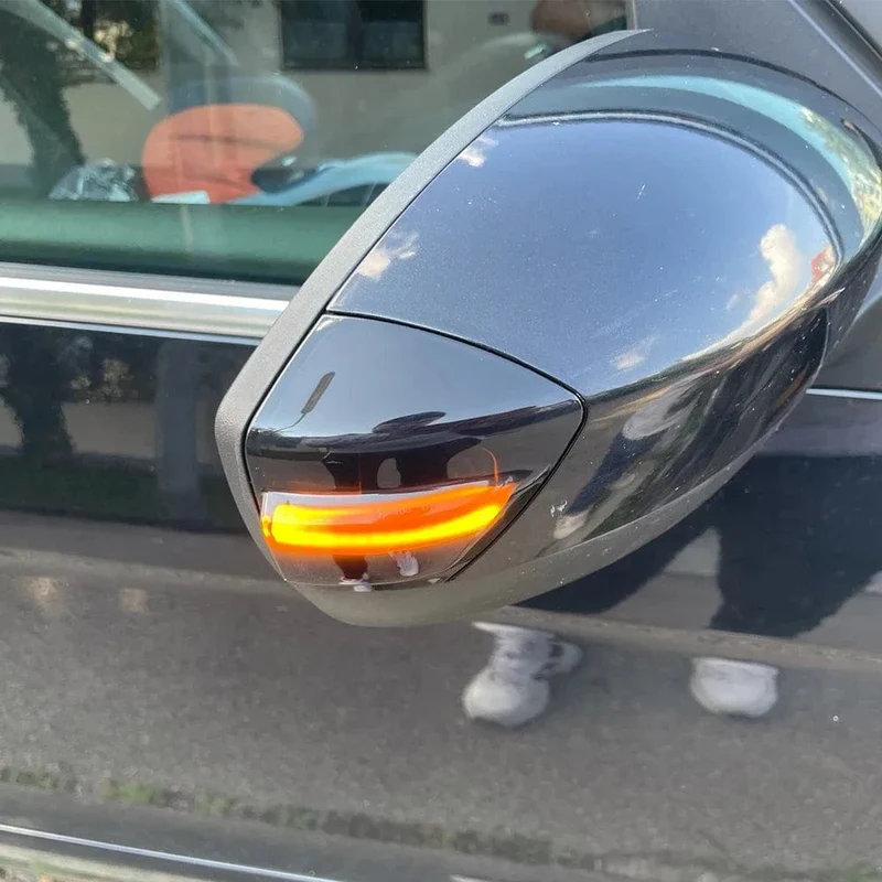 2X Für Ford S-Max 07-14 Kuga C394 08-12 C-Max 11-19 LED dynamische Blinker Licht Seite Spiegel Sequentielle Blinker Anzeige Lampe