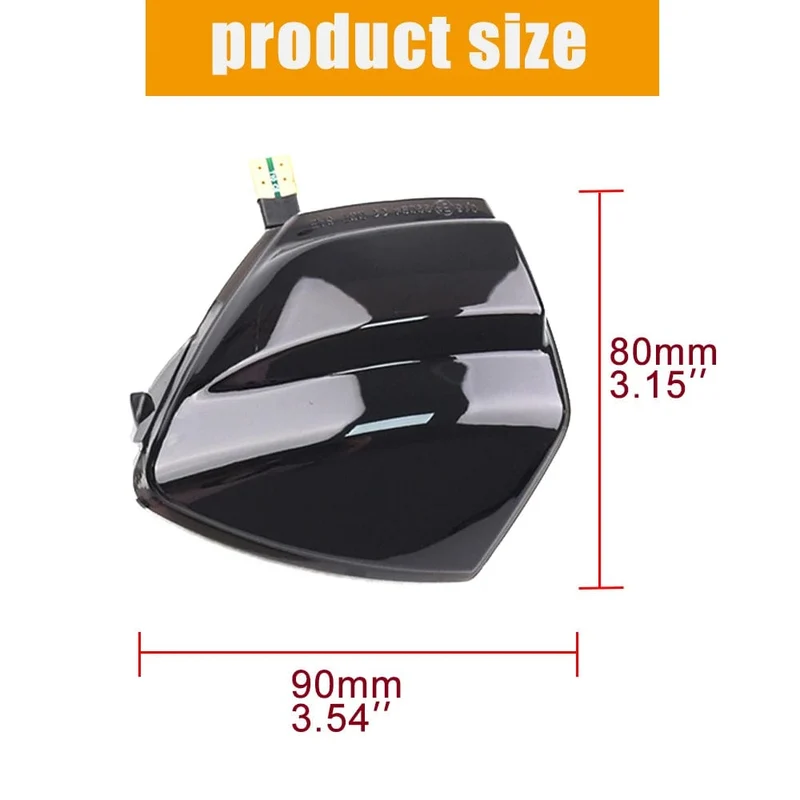 2X Für Ford S-Max 07-14 Kuga C394 08-12 C-Max 11-19 LED dynamische Blinker Licht Seite Spiegel Sequentielle Blinker Anzeige Lampe