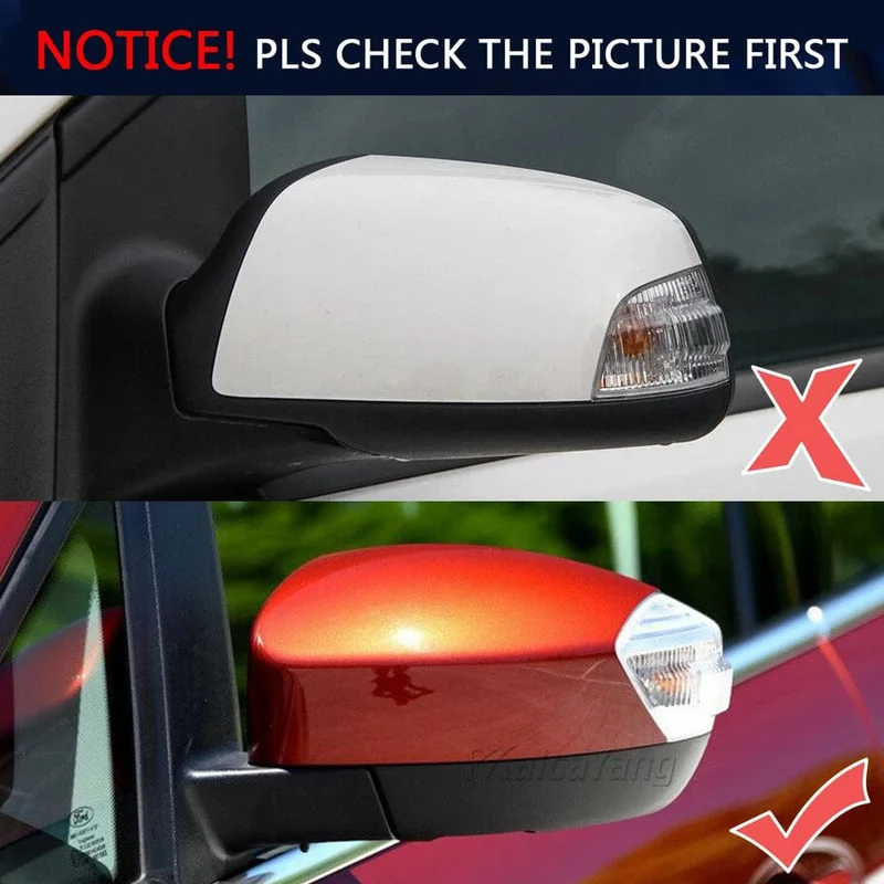 2X Für Ford S-Max 07-14 Kuga C394 08-12 C-Max 11-19 LED dynamische Blinker Licht Seite Spiegel Sequentielle Blinker Anzeige Lampe