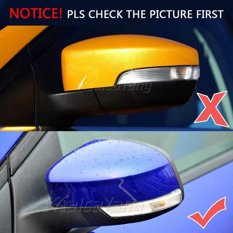 Bernstein LED Dynamische Blinker Seite Marker Sequtntial Licht Anzeige Lampe Für Ford Focus 2 MK2 Focus 3 MK3 3.5 Für mondeo MK4 EU