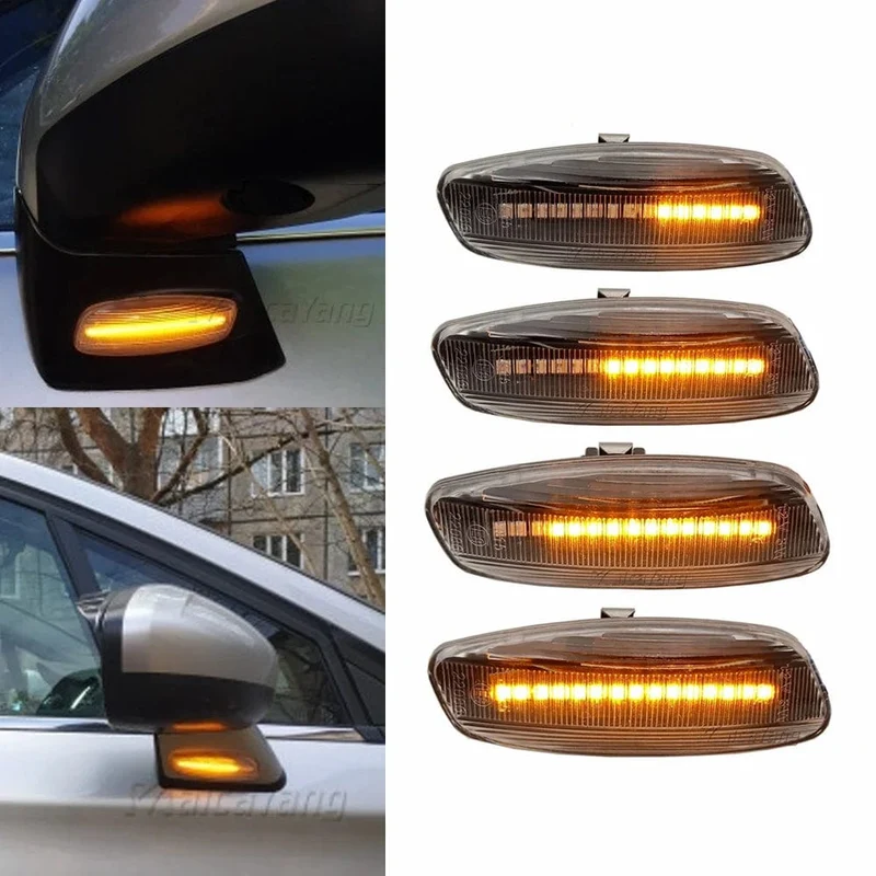Für Peugeot 207 308 3008 5008 RCZ Für Citroen C3 C4 C5 DS3 DS4 Auto LED Dynamische Blinker Blinker Seite marker Kotflügel Licht
