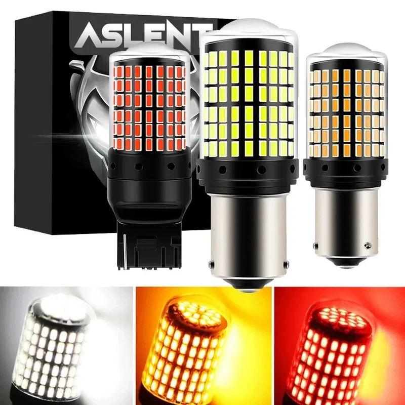 2 stücke 1156 BA15S P21W BAU15S PY21W 7440 W21W P21/5W 1157 BAY15D 7443 3157 Led-lampen 144smd CanBus lampe Reverse Blinker Licht