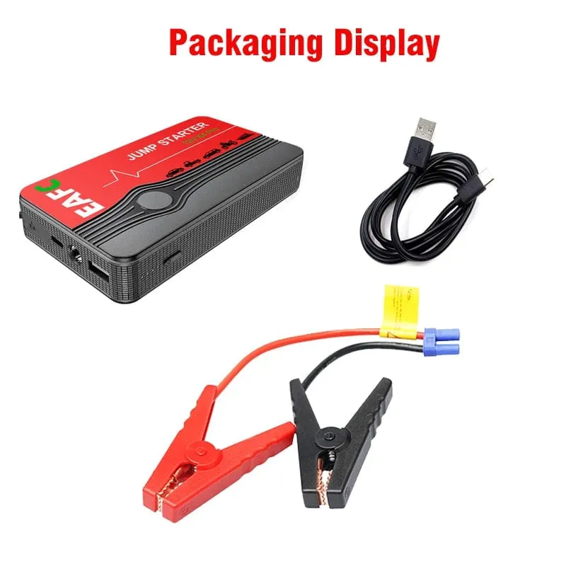 12V Tragbare Auto Starthilfe Auto Batterie Booster Ladegerät Auto Notfall Booster Power Bank Ausgangs Gerät