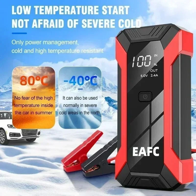 Heißer 600/1200/2000A Tragbare Auto Starthilfe Power Bank Auto Booster Ladegerät 12V Ausgangs Gerät Benzin Diesel auto Booster