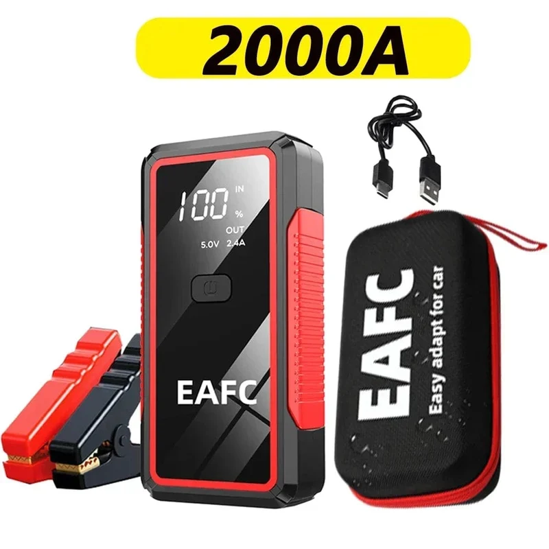 Heißer 600/1200/2000A Tragbare Auto Starthilfe Power Bank Auto Booster Ladegerät 12V Ausgangs Gerät Benzin Diesel auto Booster