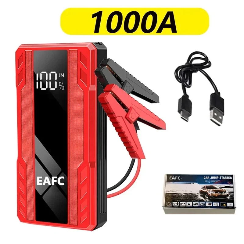 Heißer 600/1200/2000A Tragbare Auto Starthilfe Power Bank Auto Booster Ladegerät 12V Ausgangs Gerät Benzin Diesel auto Booster