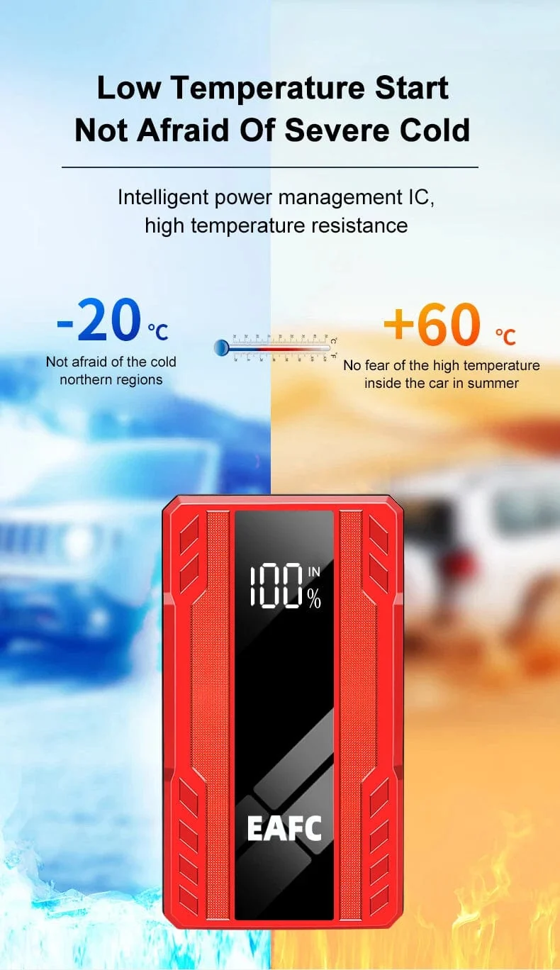Heißer 600/1200/2000A Tragbare Auto Starthilfe Power Bank Auto Booster Ladegerät 12V Ausgangs Gerät Benzin Diesel auto Booster