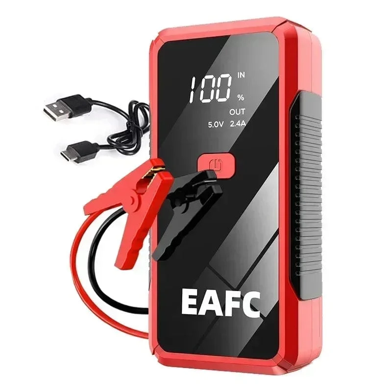 EAFC 12V Auto Starthilfe Power Bank Tragbares Autobatterie-Booster-Ladegerät Startgerät Auto-Notstartbeleuchtung