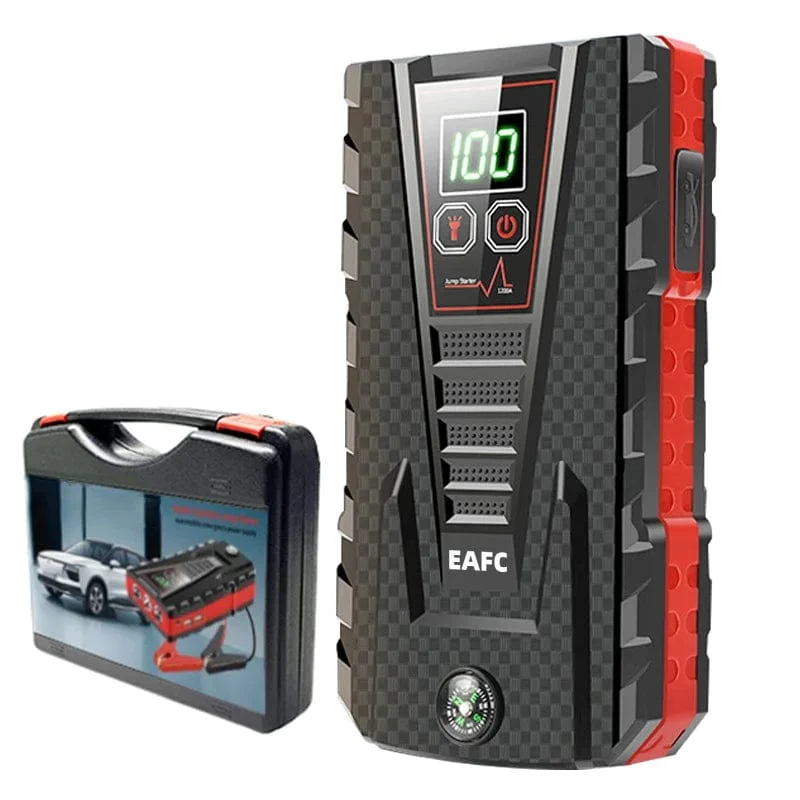 EAFC 12V Auto Starthilfe Power Bank Tragbares Autobatterie-Booster-Ladegerät Startgerät Auto-Notstartbeleuchtung