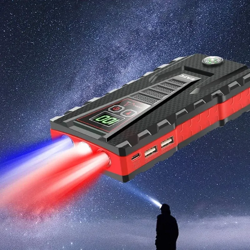 EAFC 12V Auto Starthilfe Power Bank Tragbares Autobatterie-Booster-Ladegerät Startgerät Auto-Notstartbeleuchtung