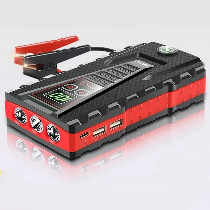 EAFC 12V Auto Starthilfe Power Bank Tragbares Autobatterie-Booster-Ladegerät Startgerät Auto-Notstartbeleuchtung