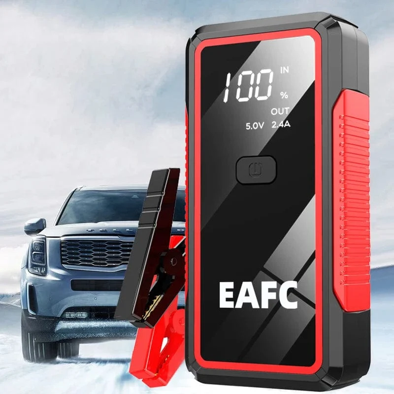 EAFC 12V Auto Starthilfe Power Bank Tragbares Autobatterie-Booster-Ladegerät Startgerät Auto-Notstartbeleuchtung