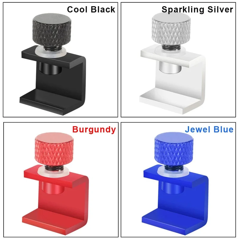 3DSWAY 3D-Druckerteile Plattformklemme Glas-Aluminiumplatte Ultimaker UM Hotbed-Befestigungsclip Bauen Sie beheizte Betthalterung 4 Stück 8 Stück