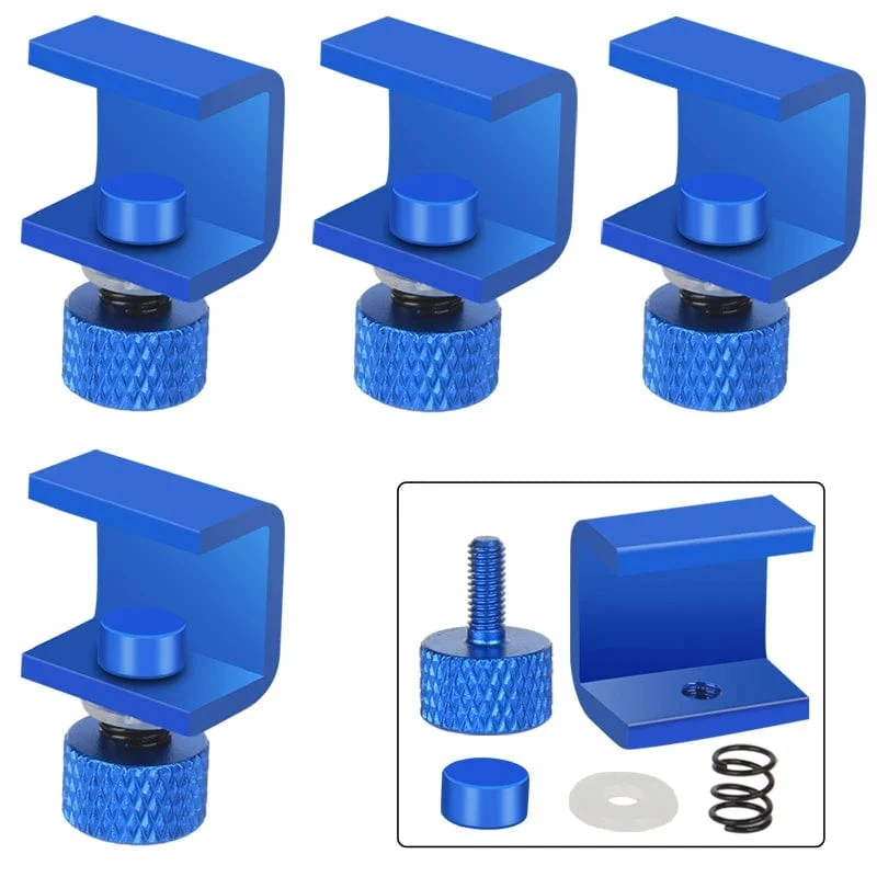 3DSWAY 3D-Druckerteile Plattformklemme Glas-Aluminiumplatte Ultimaker UM Hotbed-Befestigungsclip Bauen Sie beheizte Betthalterung 4 Stück 8 Stück