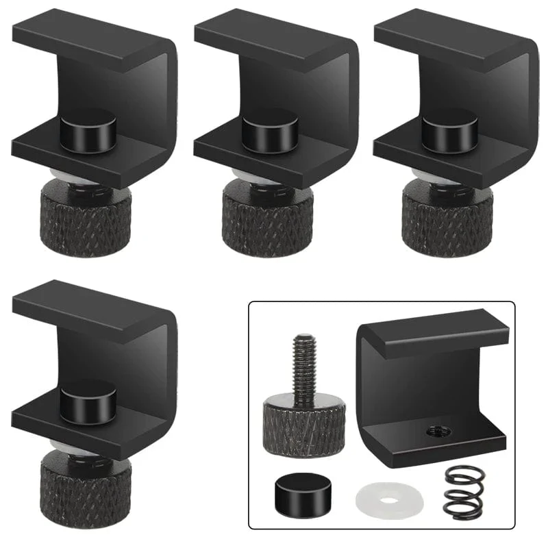 3DSWAY 3D-Druckerteile Plattformklemme Glas-Aluminiumplatte Ultimaker UM Hotbed-Befestigungsclip Bauen Sie beheizte Betthalterung 4 Stück 8 Stück