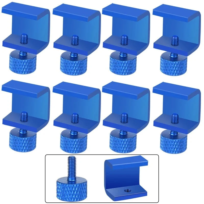 3DSWAY 3D-Druckerteile Plattformklemme Glas-Aluminiumplatte Ultimaker UM Hotbed-Befestigungsclip Bauen Sie beheizte Betthalterung 4 Stück 8 Stück
