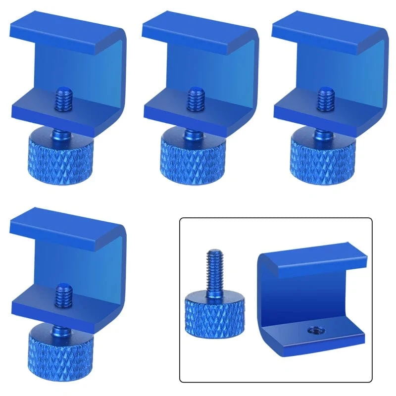 3DSWAY 3D-Druckerteile Plattformklemme Glas-Aluminiumplatte Ultimaker UM Hotbed-Befestigungsclip Bauen Sie beheizte Betthalterung 4 Stück 8 Stück