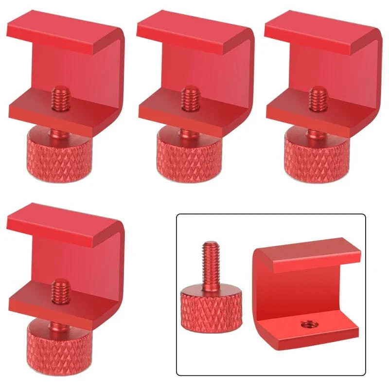 3DSWAY 3D-Druckerteile Plattformklemme Glas-Aluminiumplatte Ultimaker UM Hotbed-Befestigungsclip Bauen Sie beheizte Betthalterung 4 Stück 8 Stück