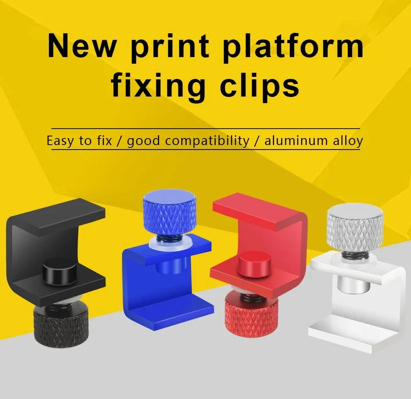 3DSWAY 3D-Druckerteile Plattformklemme Glas-Aluminiumplatte Ultimaker UM Hotbed-Befestigungsclip Bauen Sie beheizte Betthalterung 4 Stück 8 Stück