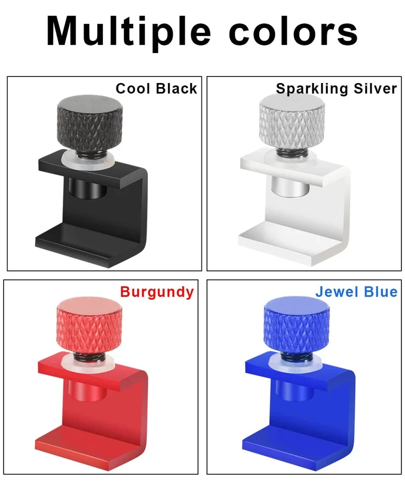 3DSWAY 3D-Druckerteile Plattformklemme Glas-Aluminiumplatte Ultimaker UM Hotbed-Befestigungsclip Bauen Sie beheizte Betthalterung 4 Stück 8 Stück