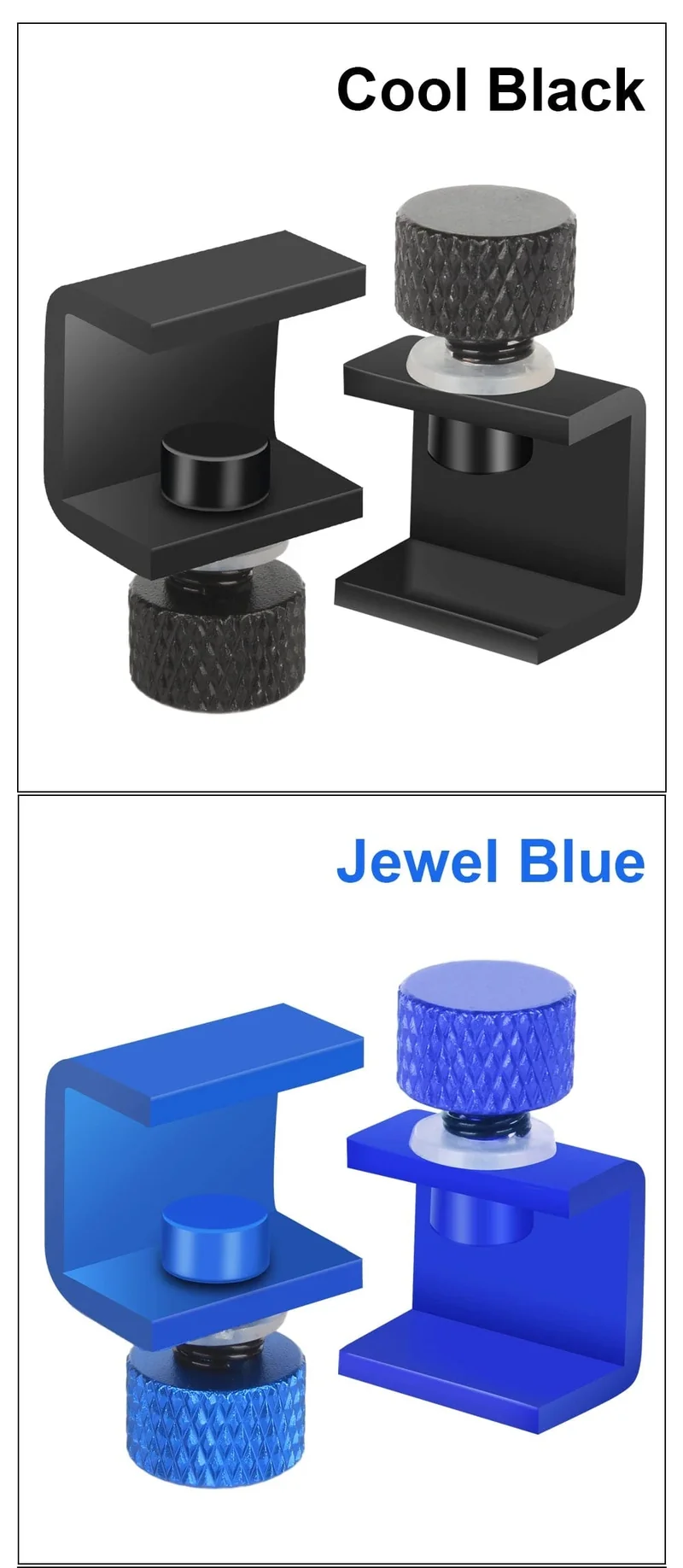 3DSWAY 3D-Druckerteile Plattformklemme Glas-Aluminiumplatte Ultimaker UM Hotbed-Befestigungsclip Bauen Sie beheizte Betthalterung 4 Stück 8 Stück