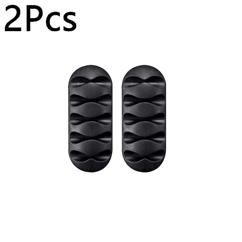 10/1 Stück selbstklebende Kabelclips aus Silikon, USB-Kabelhalter, Organizer, Kabelmanagement-Clips für das Home Office, aufgeräumt auf dem Schreibtisch