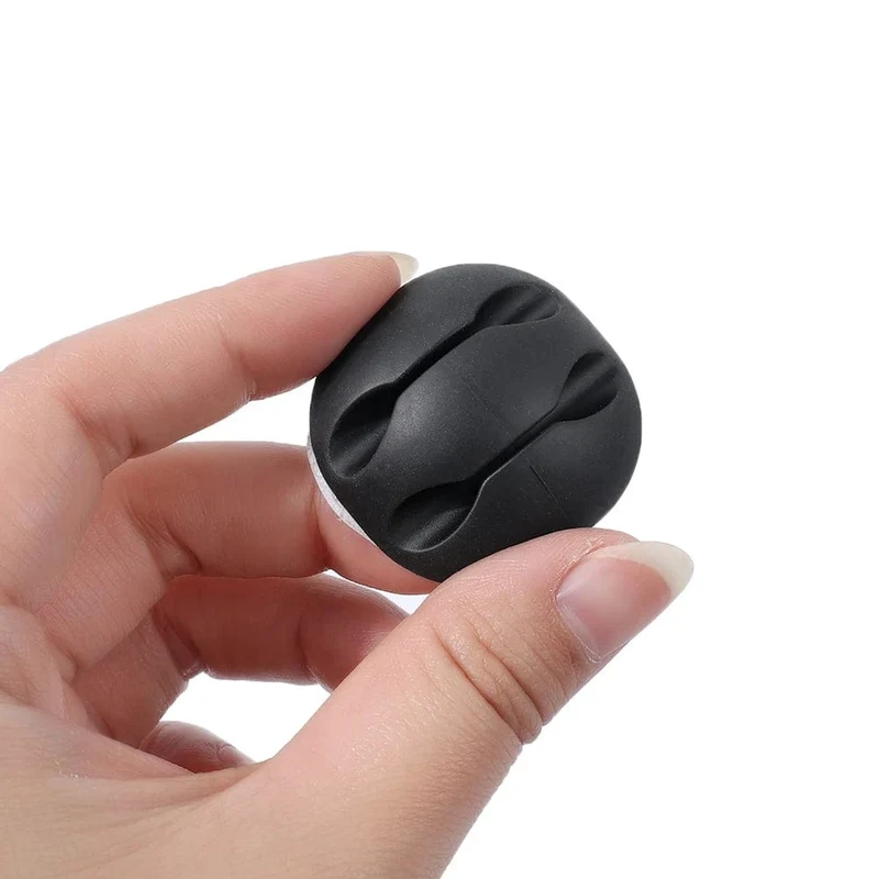 10/1 Stück selbstklebende Kabelclips aus Silikon, USB-Kabelhalter, Organizer, Kabelmanagement-Clips für das Home Office, aufgeräumt auf dem Schreibtisch