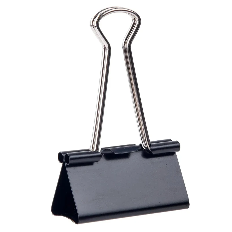 Deli 1 Box 51 mm mühelose Binder Clip Klemmen Long Tail Clip Kombination Ordner Lesezeichen Papier Ticket Clip Schule Bürobedarf