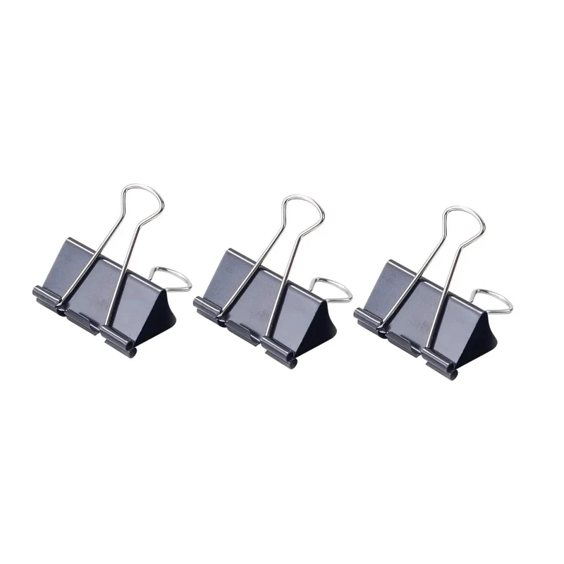 Deli 1 Box 51 mm mühelose Binder Clip Klemmen Long Tail Clip Kombination Ordner Lesezeichen Papier Ticket Clip Schule Bürobedarf
