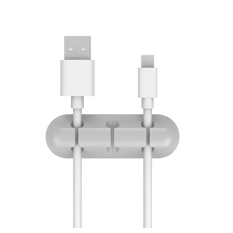 Kabelaufwicklung für den Schreibtisch, selbstklebend, mit 3/5/7 Clips, USB-Ladekabelhalter, mit Draht umwickeltes Kabel, Tisch-Organizer, Bürobedarf